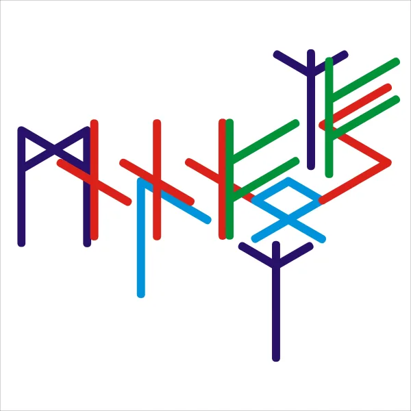 Рунескрипт «Привлечение клиентов, покупателей». Руны: Mannaz-Nauthiz_Laguz-Nauthiz_Fehu-Nauthiz_Algiz-Othala-Algiz_Sowilo-Fehu. Автор: Олег